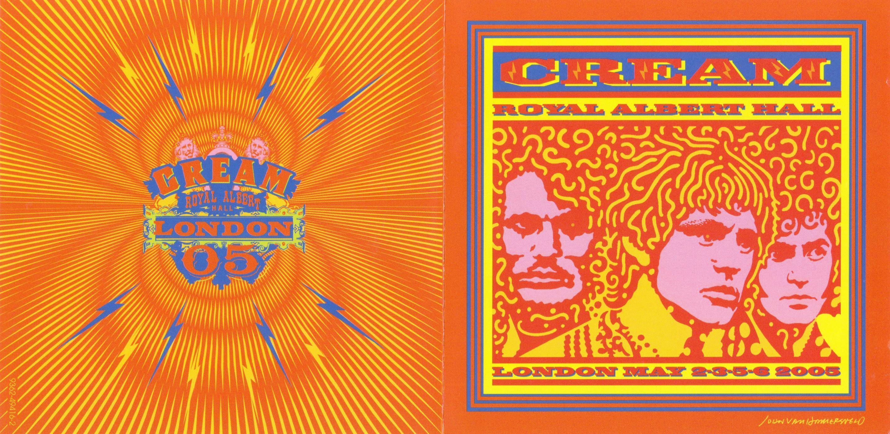 Cream Royal Albert Hall London 2005 : Front